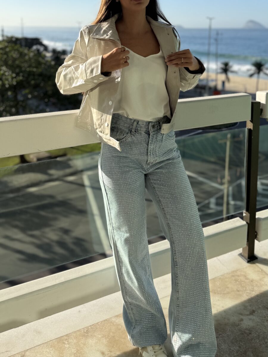 Calça Jeans Strass - Imagem 6