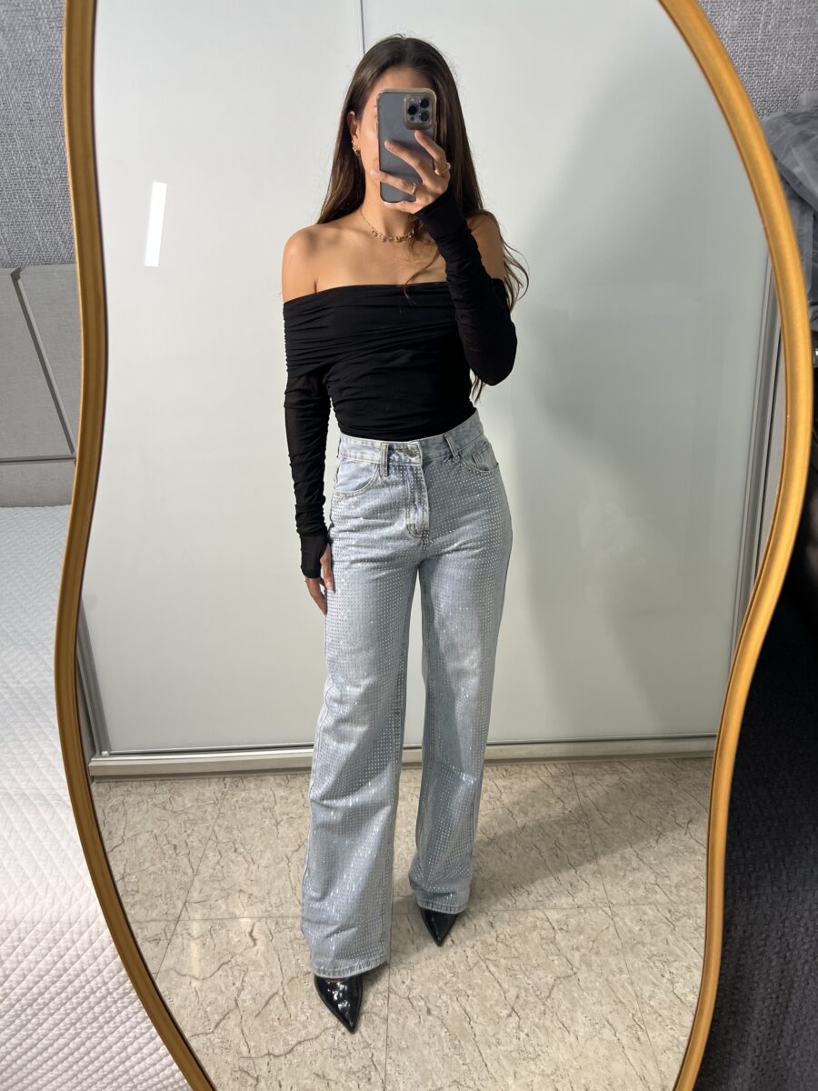 Calça Jeans Strass - Imagem 8