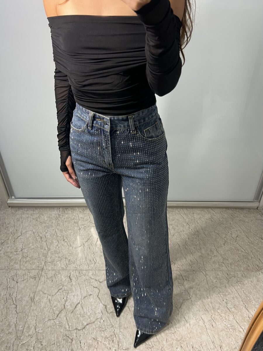 Calça Jeans Strass - Imagem 5