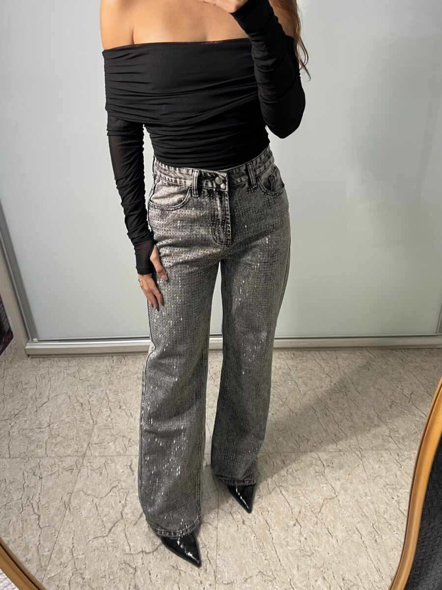 Calça Jeans Strass - Imagem 11