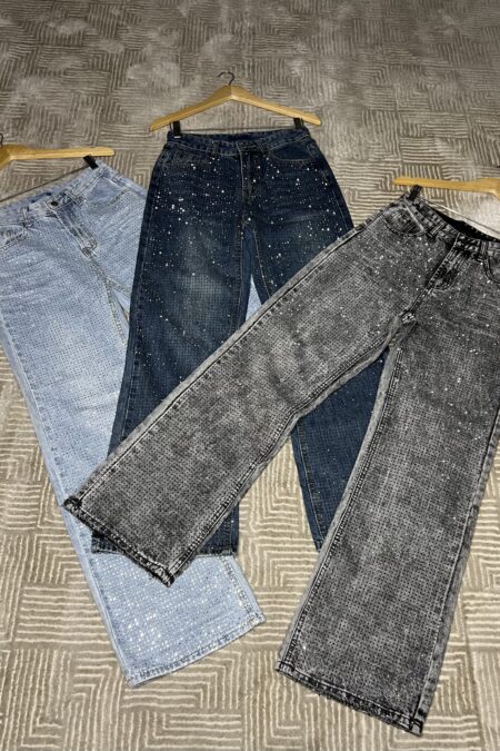 Calça Jeans Strass