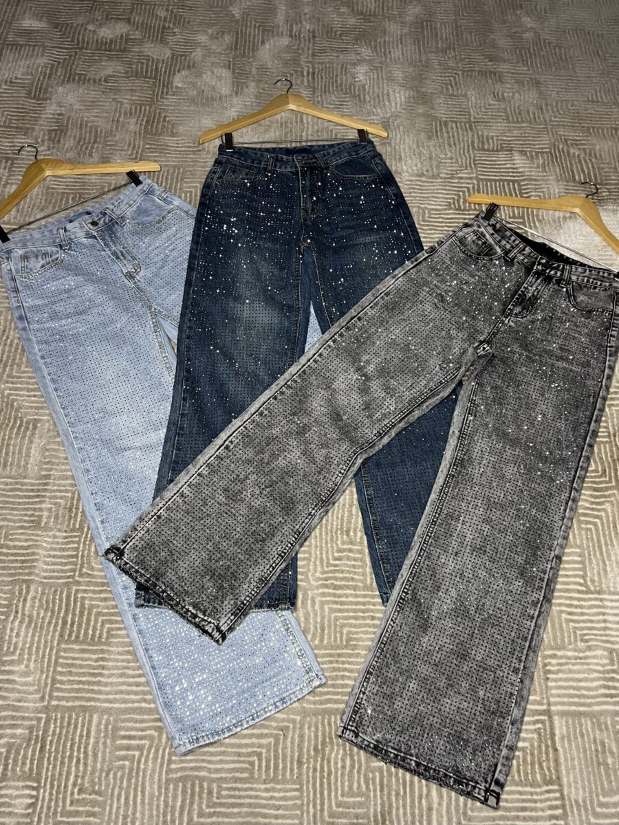 Calça Jeans Strass